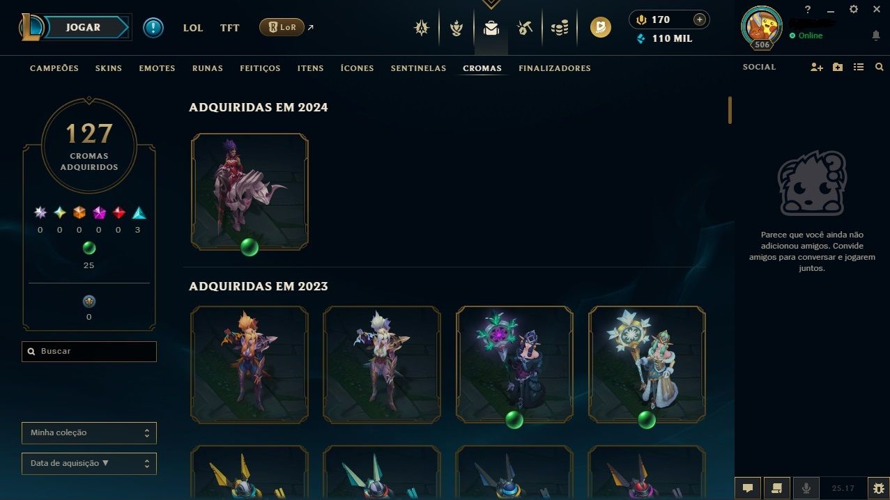 Conta da RIOT GAMES com LEAGUE OF LEGENDS, TFT E VALORANT