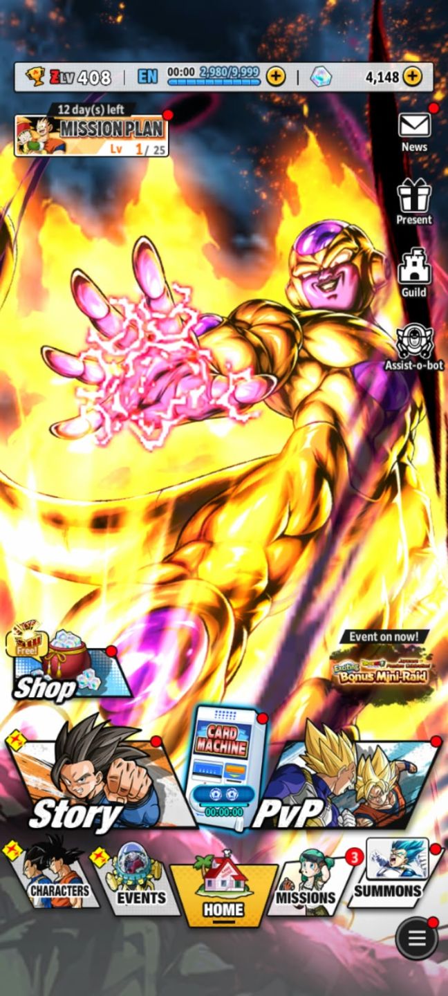 CONTA DRAGON BALL LEGENDS COM VÁRIOS LFS E ULTRAS - ENTREGA IMEDIATA