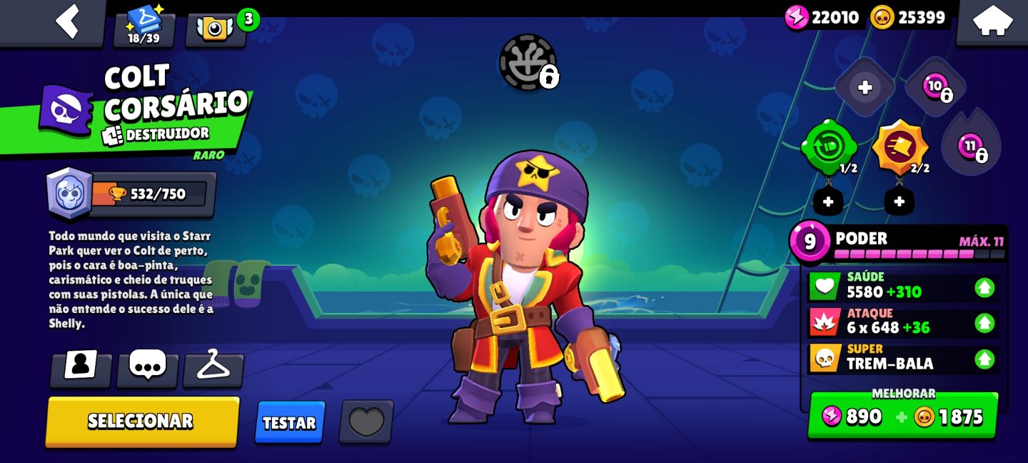 Conta de brawl 2018 muito top com 21k
