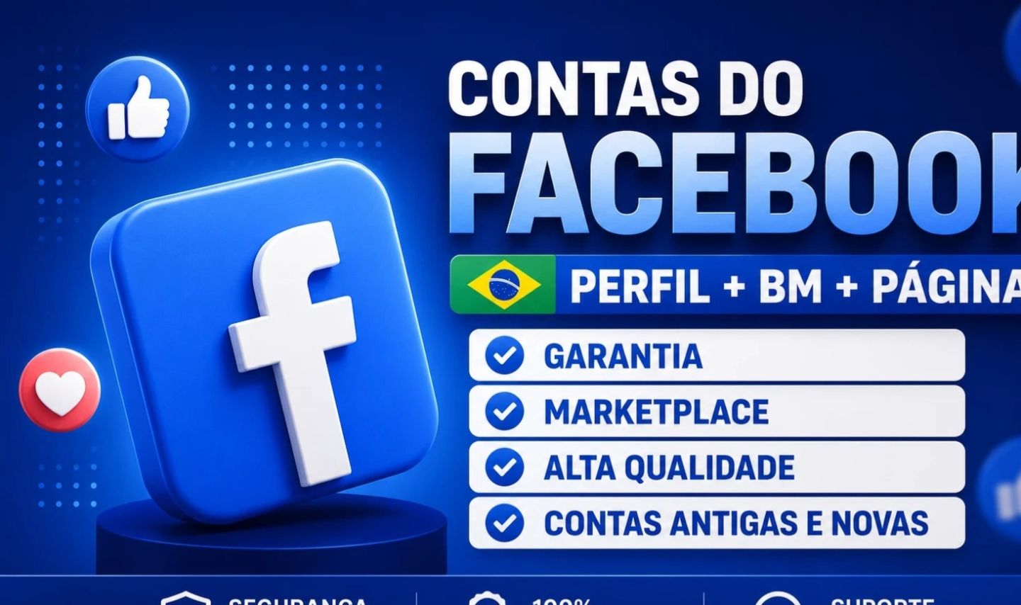 Contas do Facebook - Entrega Automático