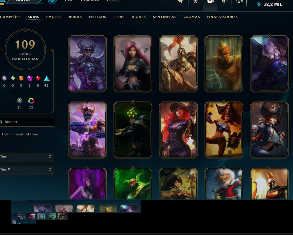 Conta lol e valorant riot games mono akali e qiyana lvl 100