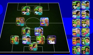 CONTA eFOOTBALL RONALDINHO BIGTIME 107 + ENZO FERNANDEZ 105 + DANI OLMO 105 E+++