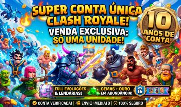 CONTA CLASH ROYALE END-GAME (10 ANOS) 14.000+ TROFÉUS | TORRE LV 16