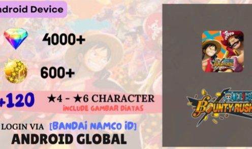 CONTA REROLL COM RDS RD4000+ GF600+(ONE PIECE BOUNTY RUSH)