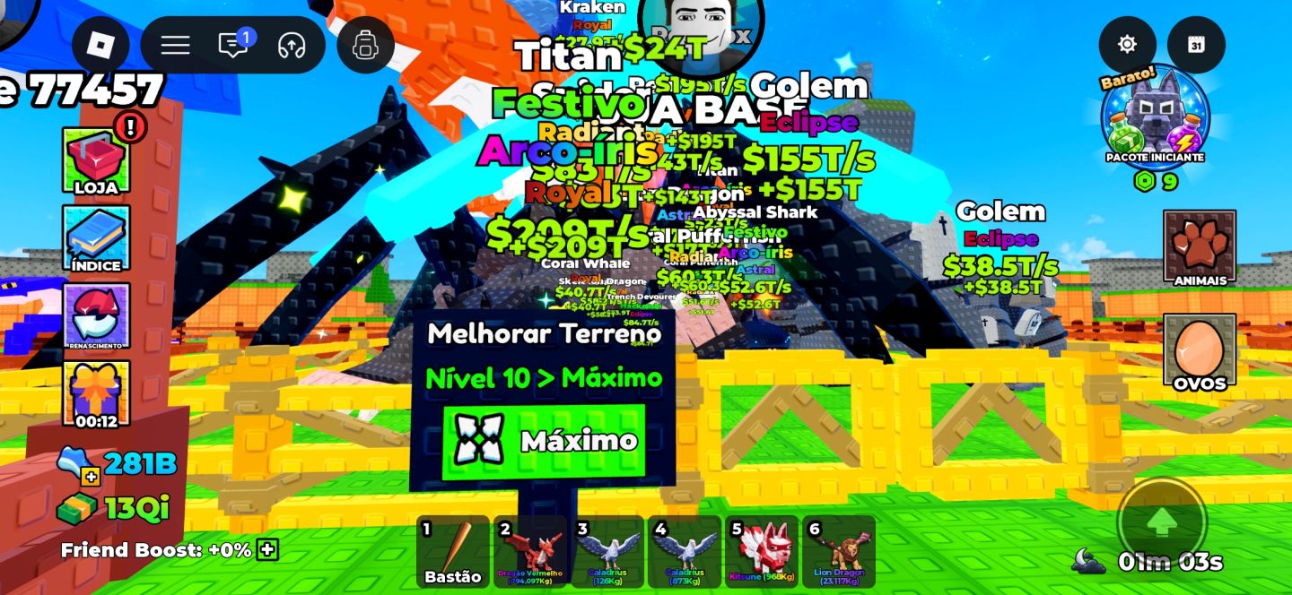 MELHOR CONTA DE ESCALADA PARA OVOS DE ANIMAIS! (ROBLOX)