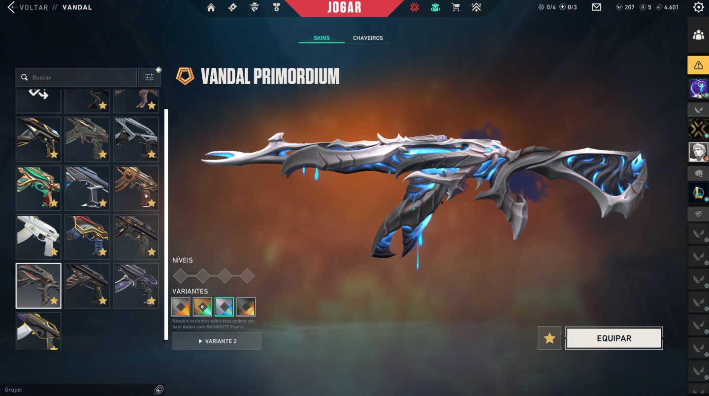 Conta full acesso de valorant com diversas skins.