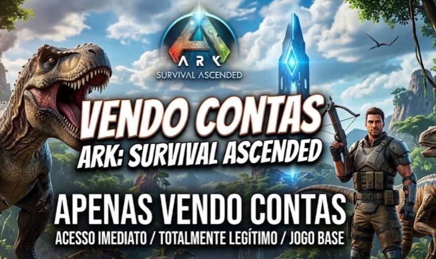 Contas Steam Ark Ascended / Evolved | 0 Horas | sem DIc l Todos Dados Alteráveis