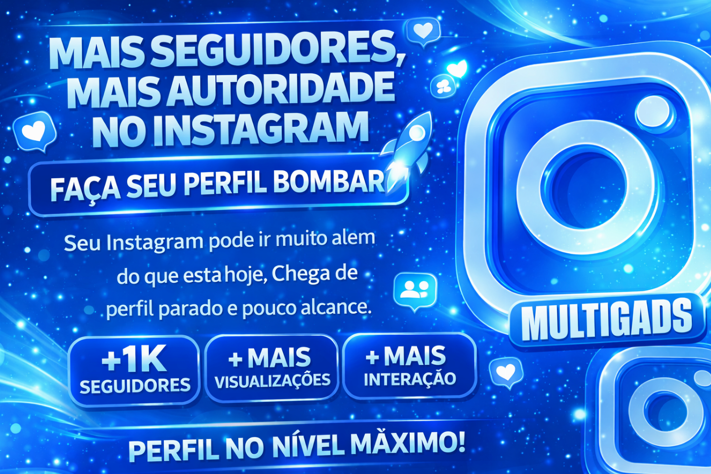 MENOR PREÇO SEGUIDORES E CURTIDAS DO INSTAGRAM - MELHOR DO MERCADO