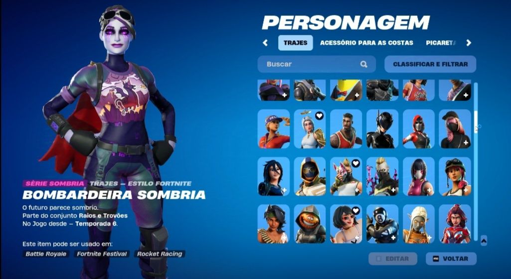 Conta Fortnite OG TRYHARD| Travis Scott | Bandido Psicopata | Peixoto World Cup