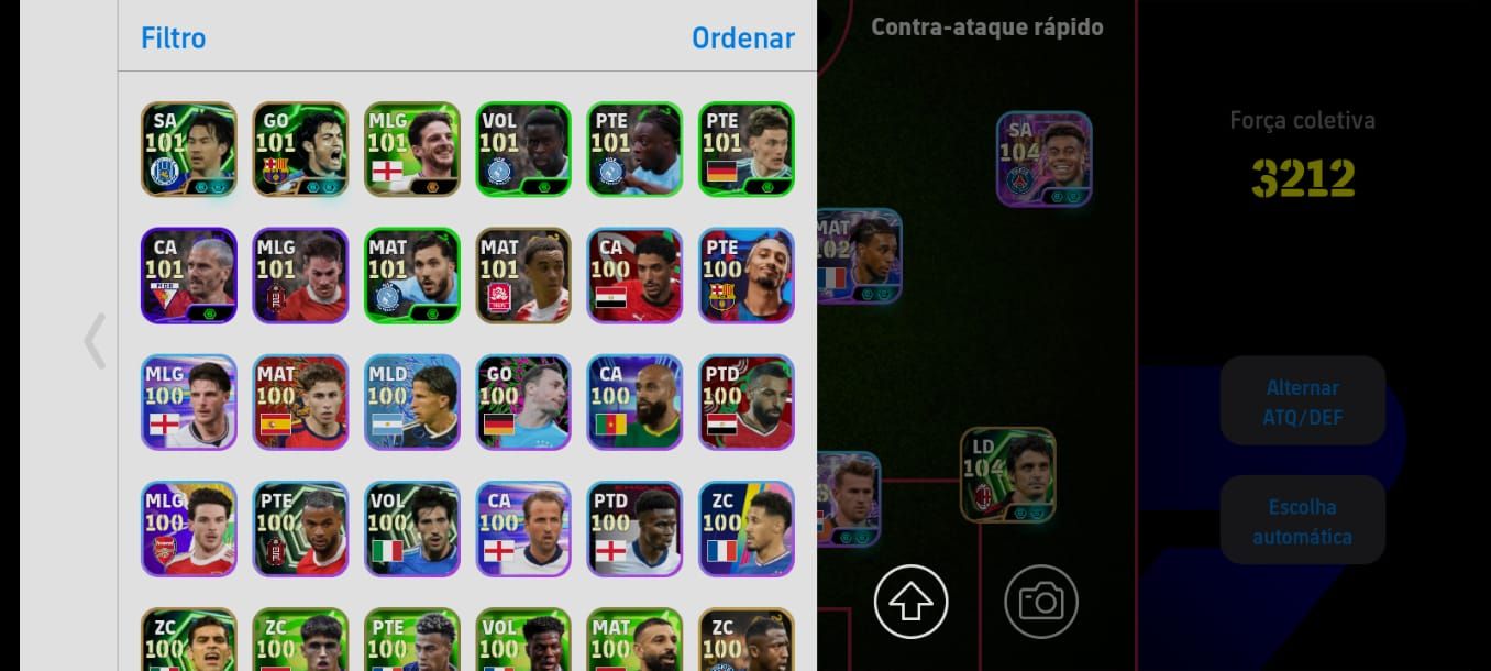 CONTA EFOOTBALL MOBILE À VENDA!