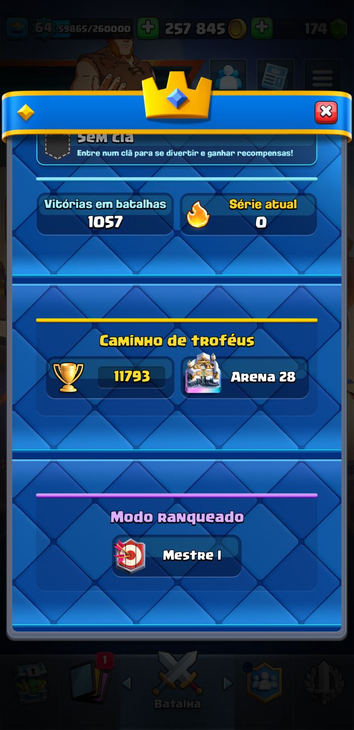 CLASH ROYALE | CONTA TOP / ALTO RANK /CARTAS EVOLUÍDAS / PRONTA PARA JOGAR