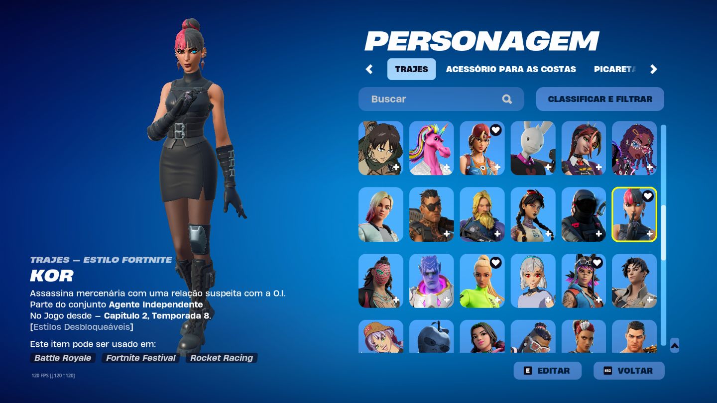 CONTA FORTNITE RARA TRYHARD - PICARETA KRATUS