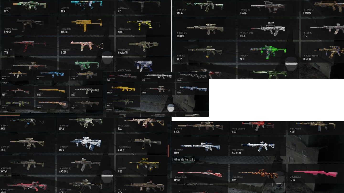 Conta Arena Breakout Mobile - 50M - 2 Facas Pagas - 20 Termal - 25M em Koen.