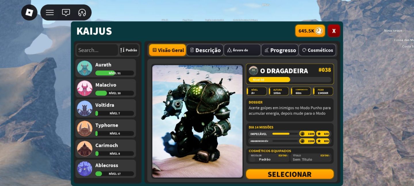 KAIJU UNIVERSE CONTA COMPLETA + TODAS AS GAMEPASSES | FULL GAMEPASS