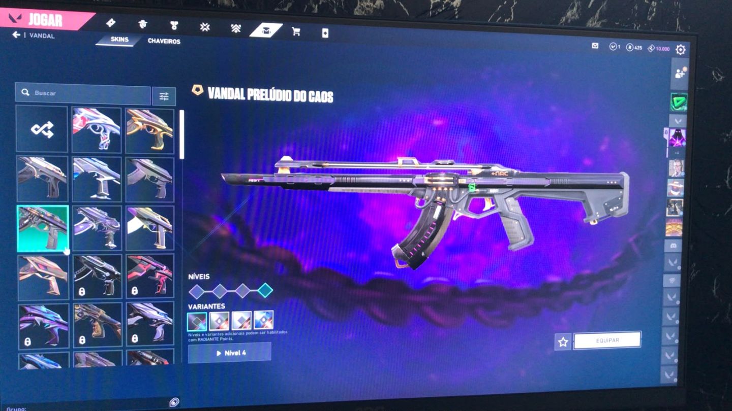 CONTA DE VALORANT COM MUITAS SKINS!!