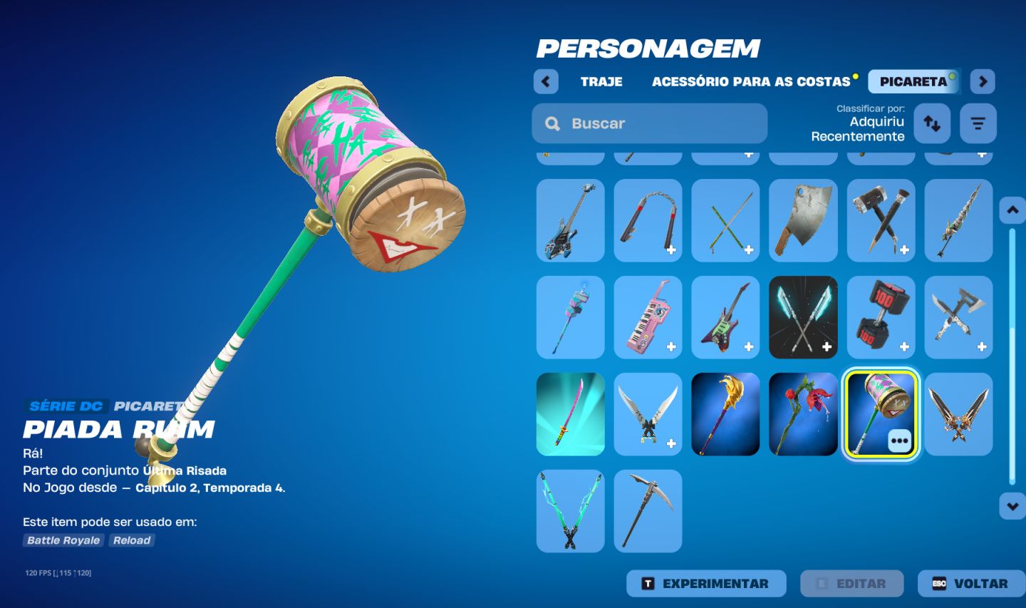 CONTA TRYHARD PACOTE JOKER