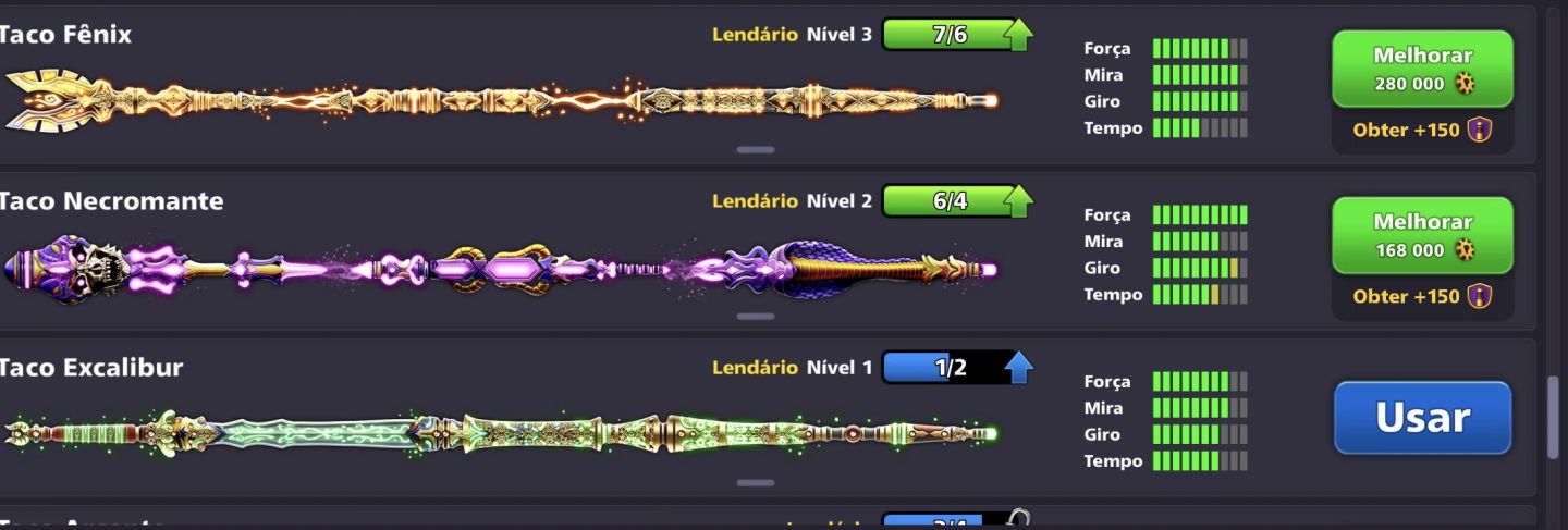 CONTA 8 BALL POOL TOP - NÍVEL 79 | 15+ TACOS LENDÁRIOS | VIP ESMERALDA