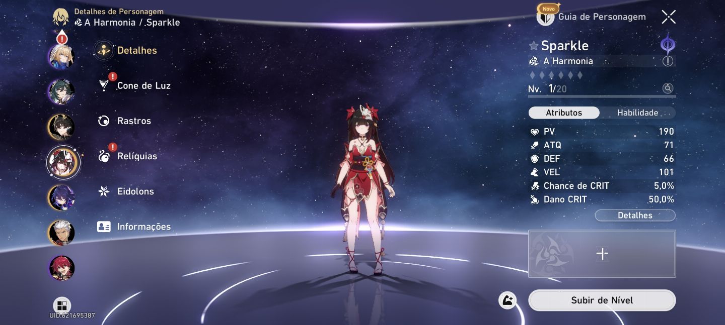 Honkai Star Rail conta com times para the herta, phainon e anaxa.