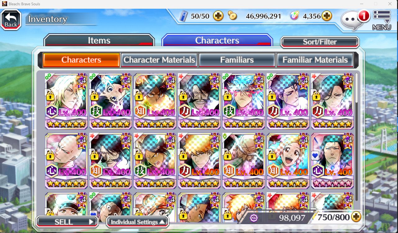 Conta Bleach Brave Souls Guild Rank S