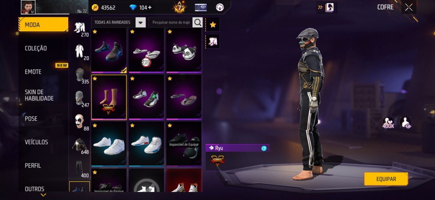 Conta free fire com duas angelicais masculinas