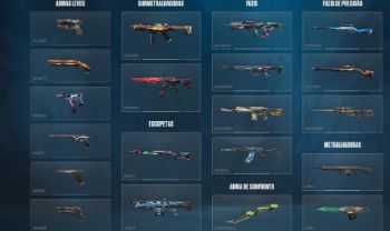 Conta Valorant com 42 skins total,9 skins exclusivas e 5 skins premium