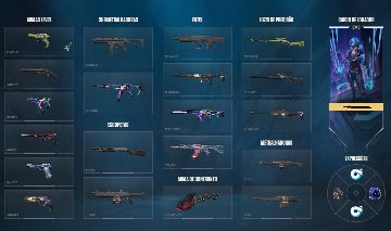 Conta de valorant tryhard com mais de 1000 reais gastos