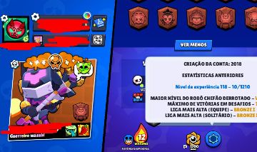 CONTA BRAWL STARS (RARA - RÁPIDO)
