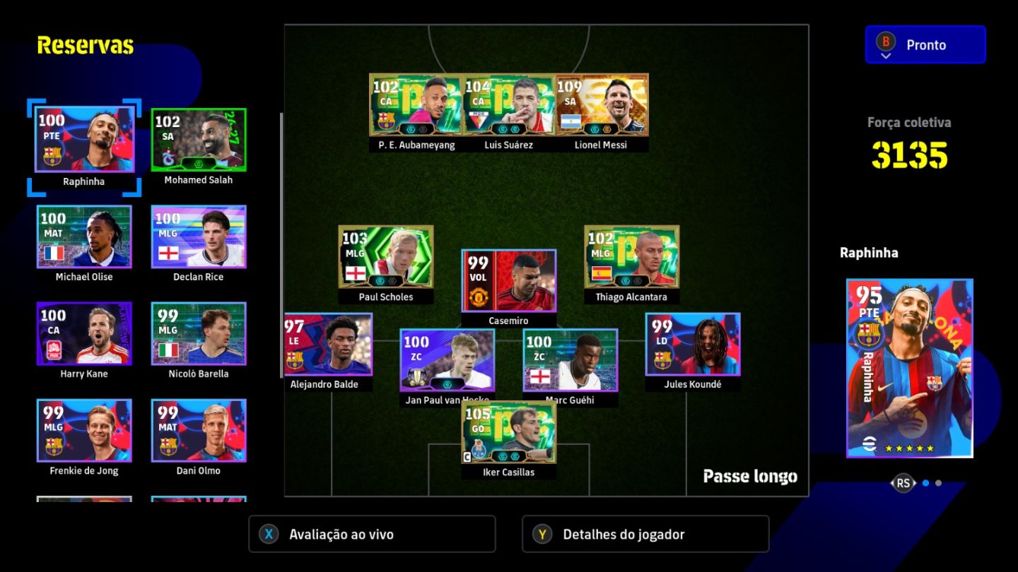 Conta efootball steam com Messi 109 + Red Dead e GTA 4 e 5