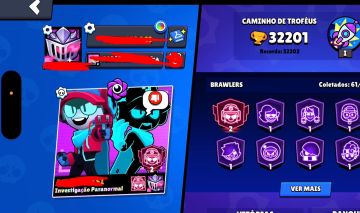 CONTA DE BRAWL STARS 32K DE TROFEUS | 61 BRAWLERS