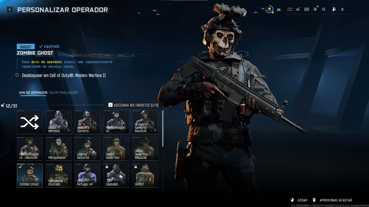 Conta warzone | Skins de Nuke | Blakcell | Loja | DMZ