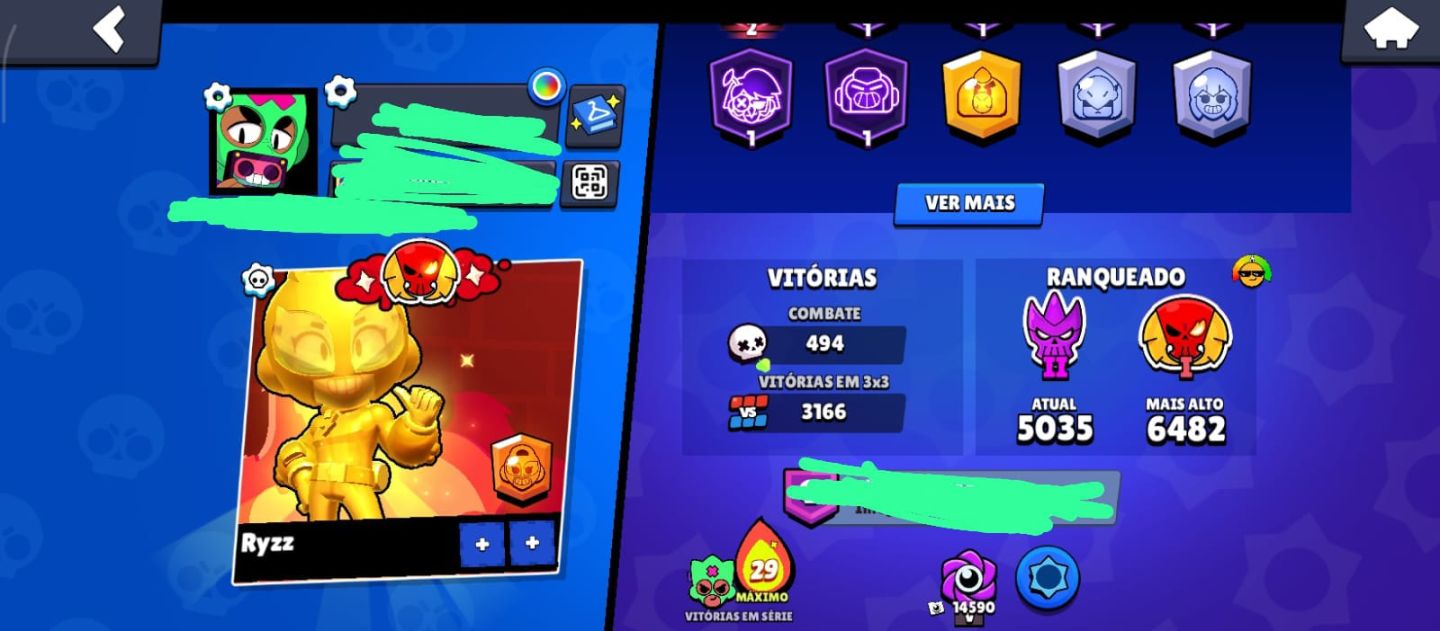 Conta de Brawl+Clash Royale