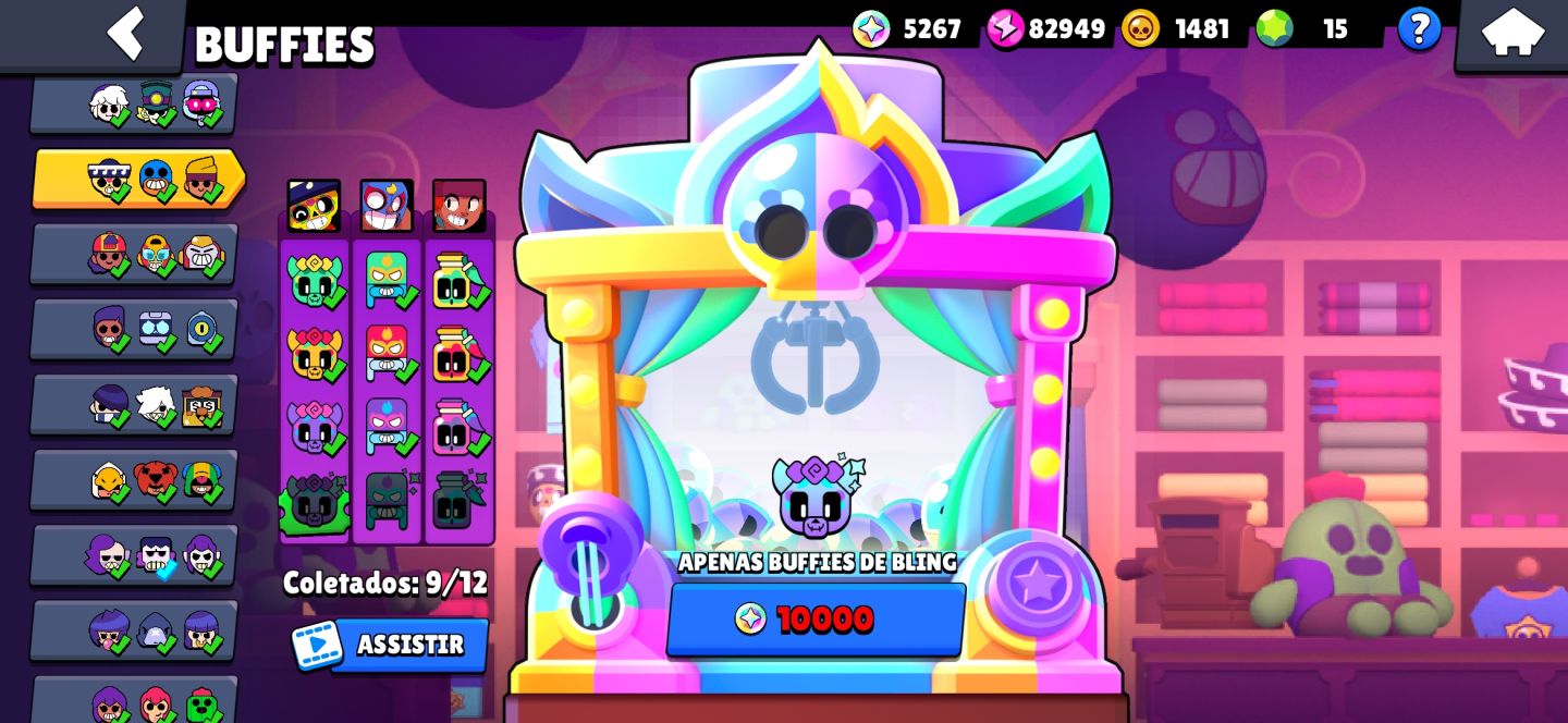 (50% OFF)Brawl Stars FULL | 130K Troféus + 773 Skins (2Frank Rei) + Fama Alien 2
