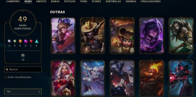 Conta com Rammus Rei - Sentinela riot e vários Ícones raros de 2012