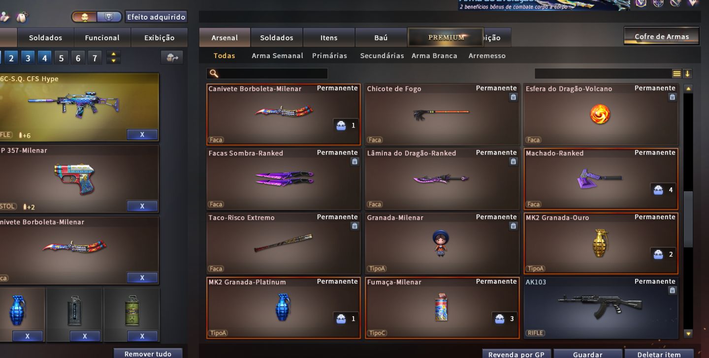 CONTA CROSSFIRE 4VIP RANK MESTRE.