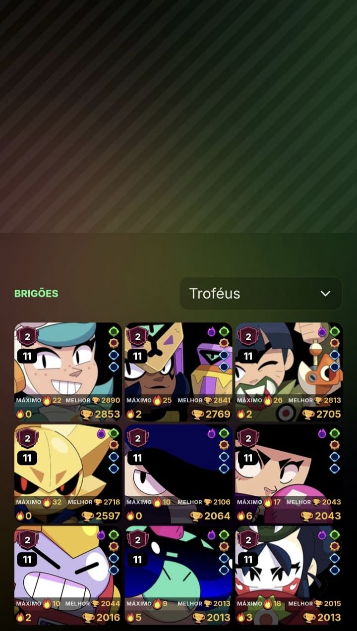 Conta brawl stars 140k de troféus