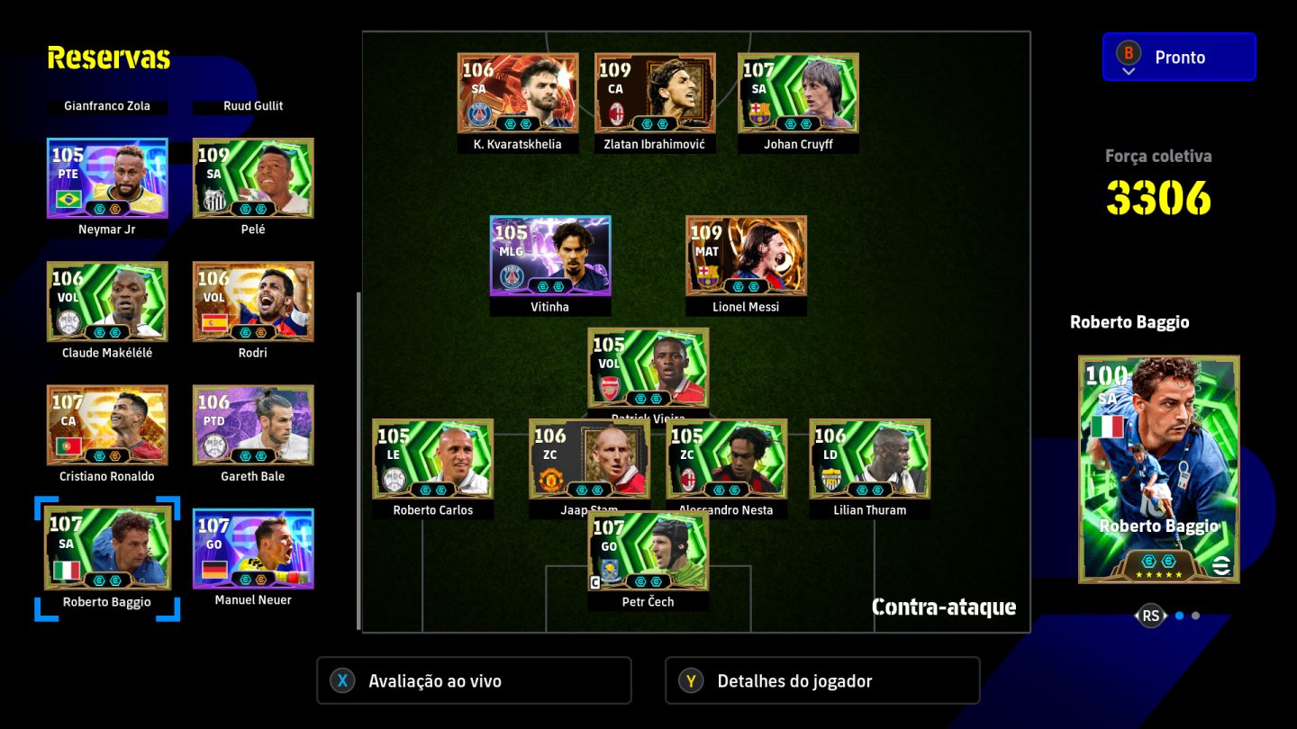 Conta Efootball 3310+ 1 Div