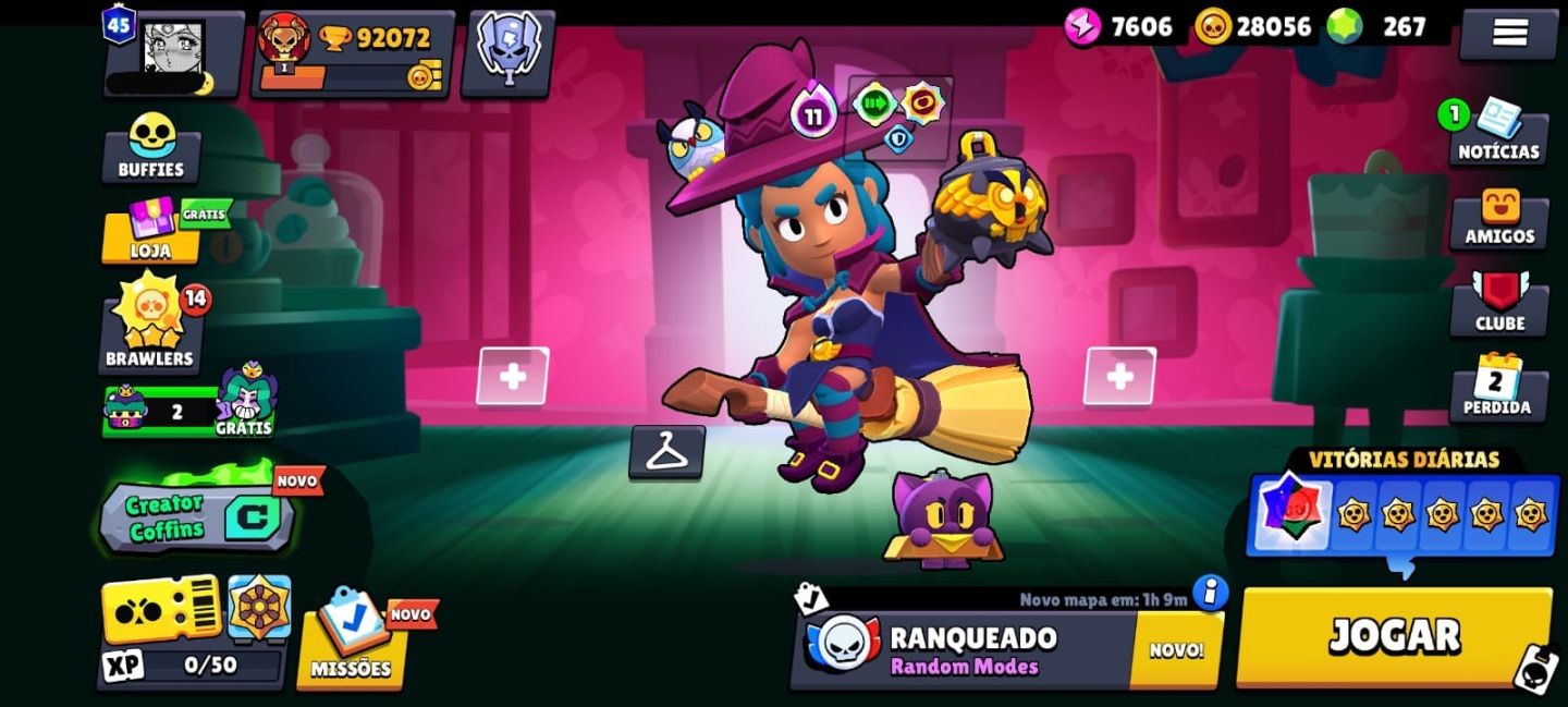 CONTA BRAWL STARS & CLASH ROYALE 2018/2017 COM TODOS OS BRAWLERS & CARTAS!