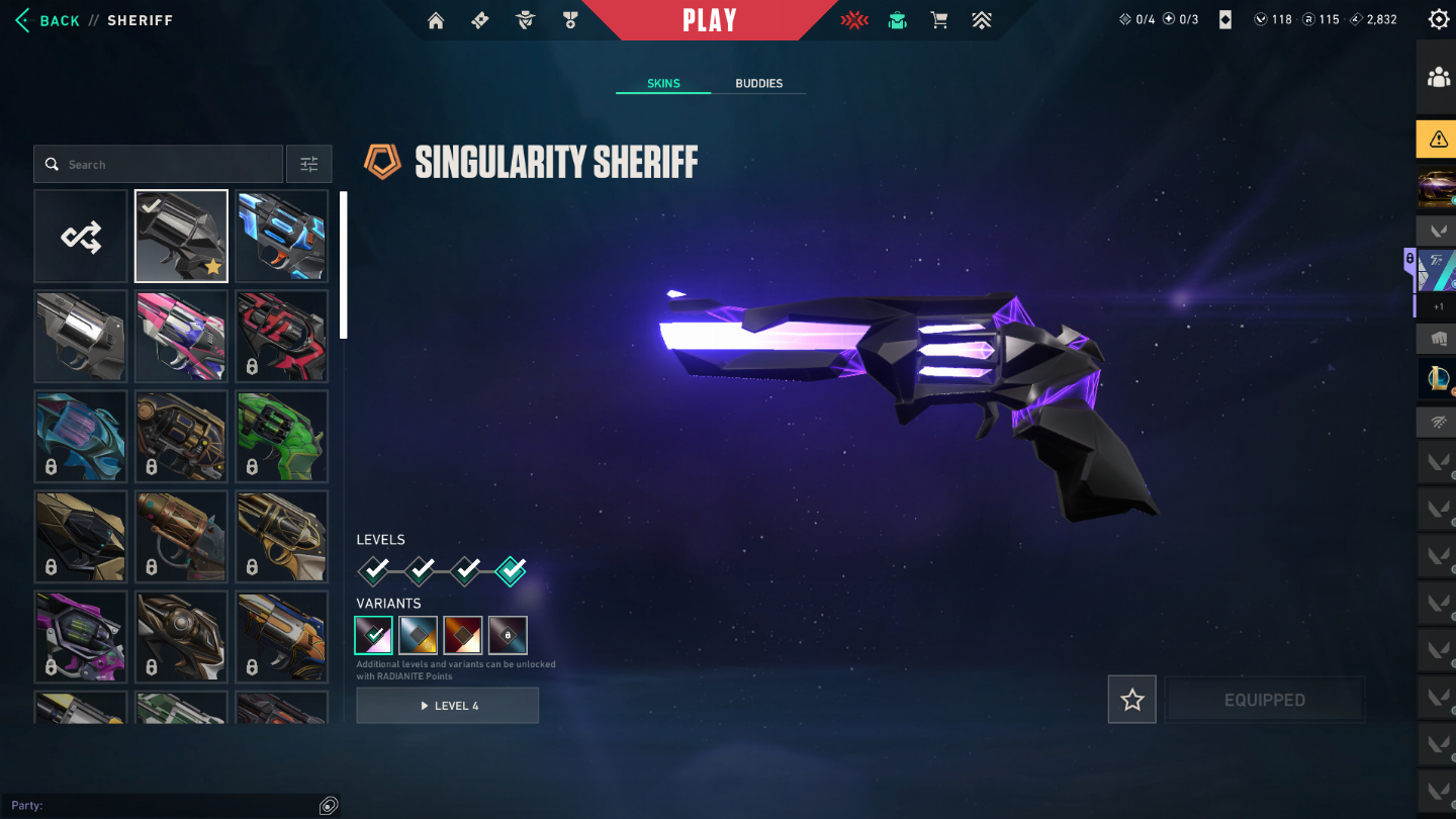 Conta sem elo com bastante skin