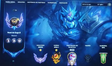 Conta Riot Lol (Mestre) e Valorant (Platina) "Conta antiga"