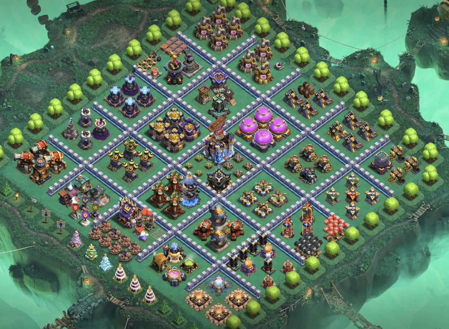 Vila CV 18 clash of clans