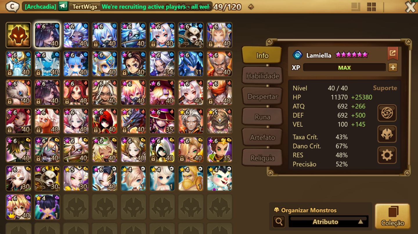 Conta Zenitsu Dark Collab (Global)