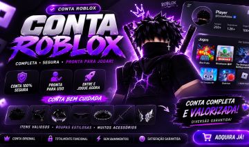 Conta Roblox ( 100 reais gastado )