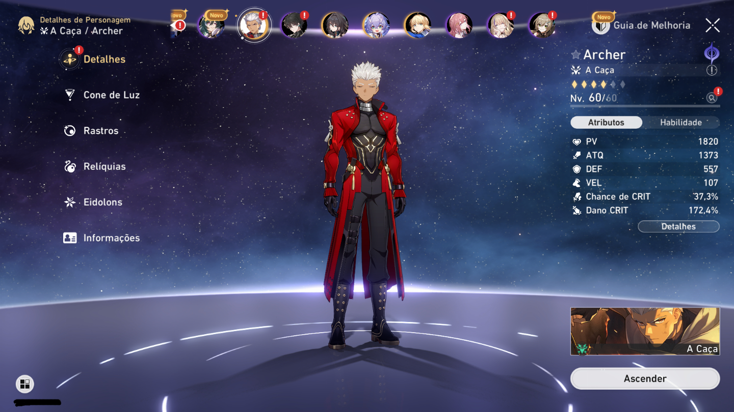 Honkai Star Rail Fate Collab Archer + Saber + Sparkle + Sunday