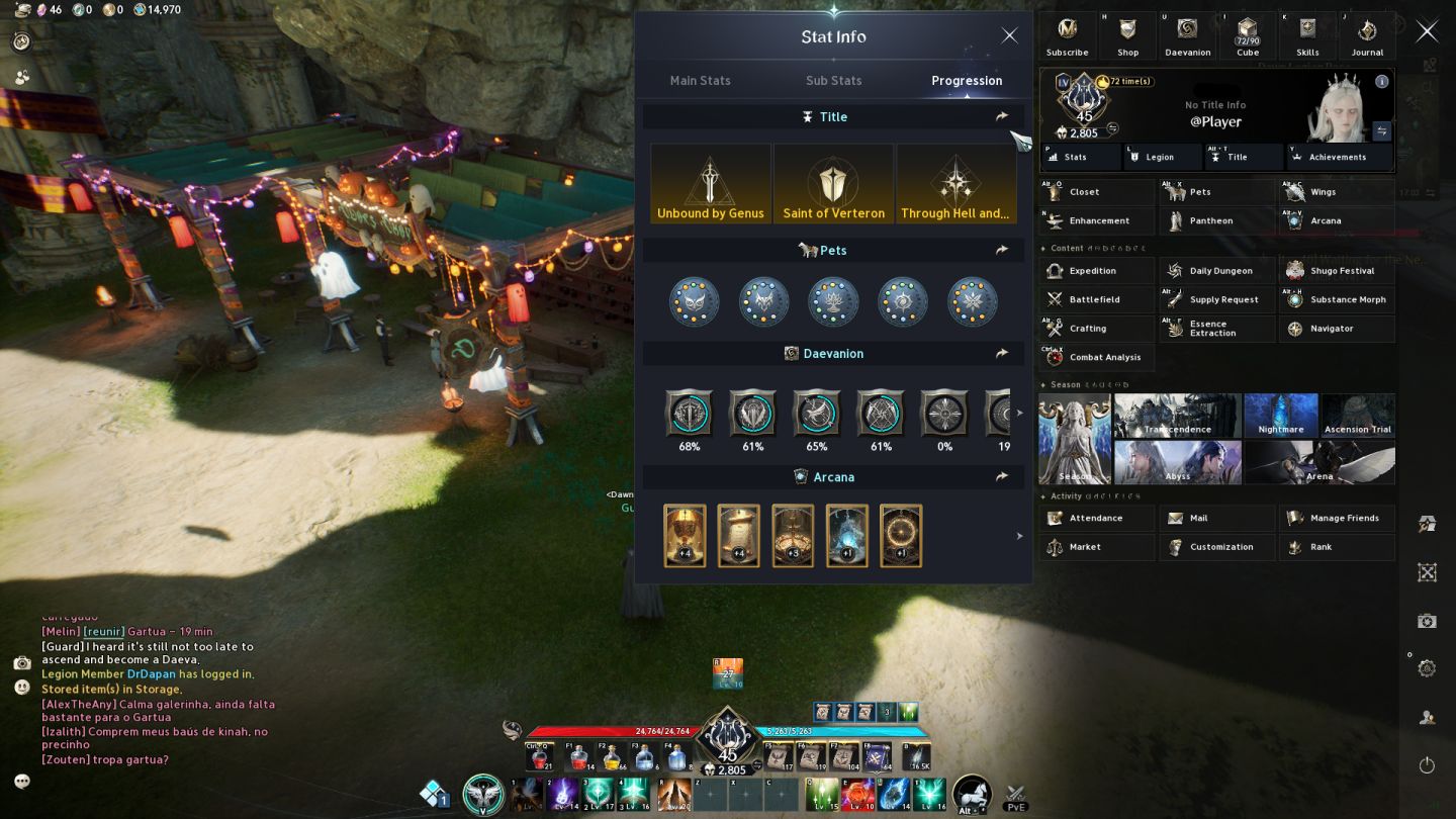 Conta Aion 2 Founder Ultimate, Cleric, 2800 gs, 140k+ power, Elyos (Siel - SA)