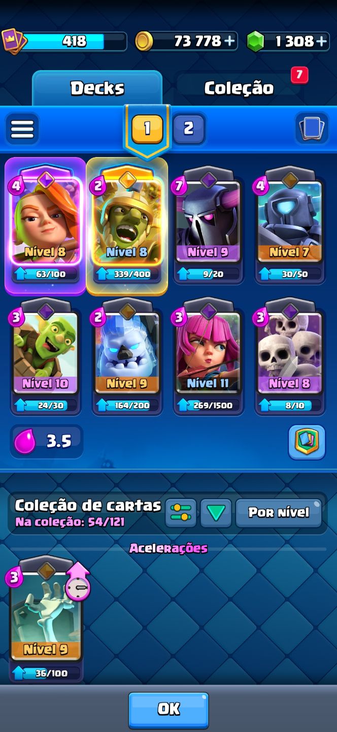 CONTA CLASH ROYALE [MELHOR PREÇO] 1 CAPEÃO 1 EVO