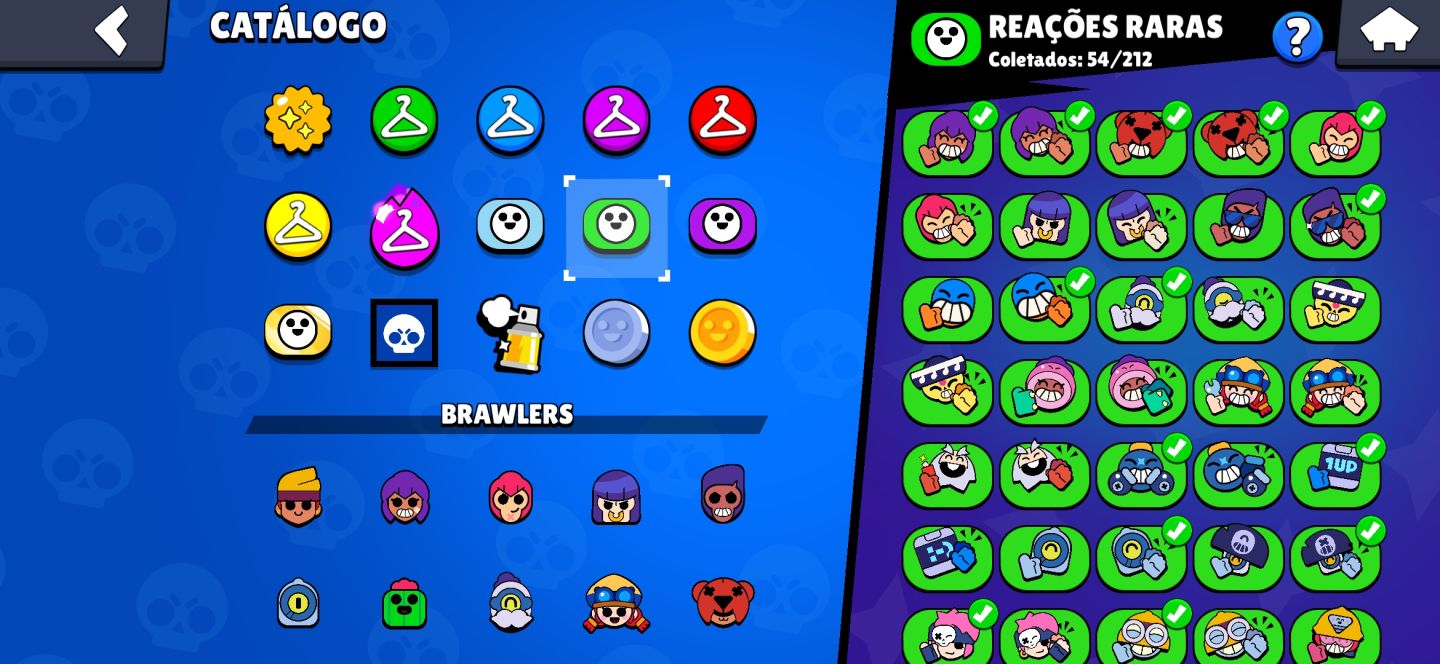 Conta Brawl Stars - CONTA DE 2019 COM SKINS RARAS