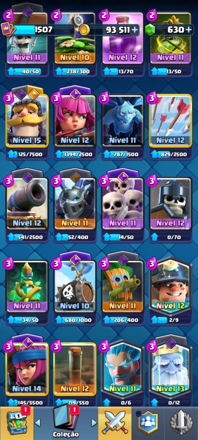 Conta de Clash Braba Nível 54 e 10k de troféus!!!