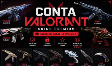 Conta Valorant Completa | Skins Exclusivas | Pronta para Jogar
