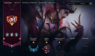 Conta Platina com 20 skins lendarias