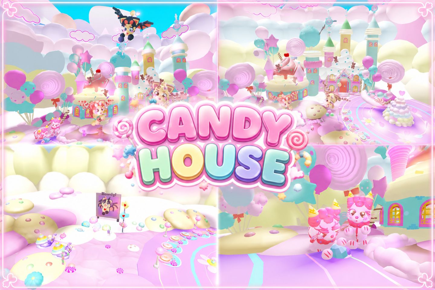 House Totoro glitch, casa Totoro adoptme , preppy house